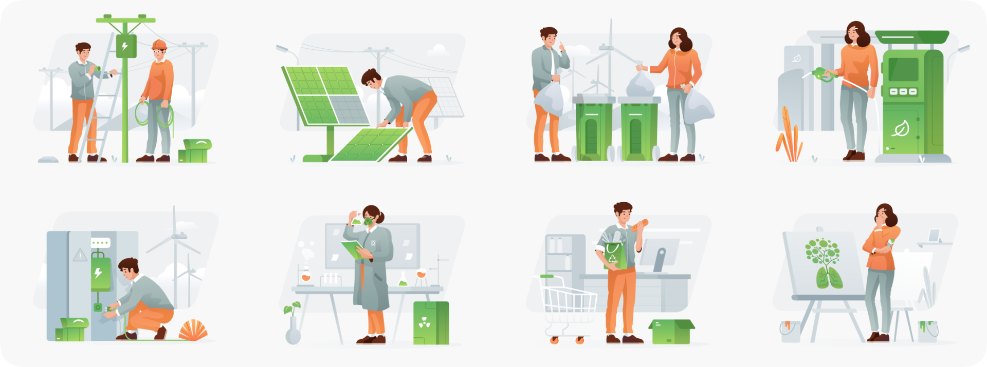 Clean Energy Illustration Kit